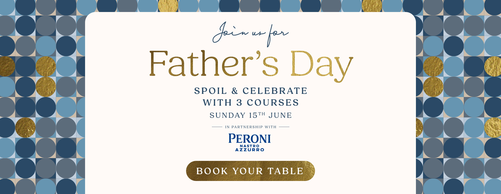 Father’s Day menu Huntingdon