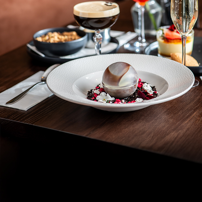 Dessert menu at The Brampton Mill